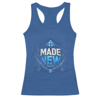 Christian Baptism Racerback Tank Top Made Water Bible Verse Baptized