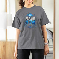 Christian Baptism T Shirt For Women Made Water Bible Verse Baptized