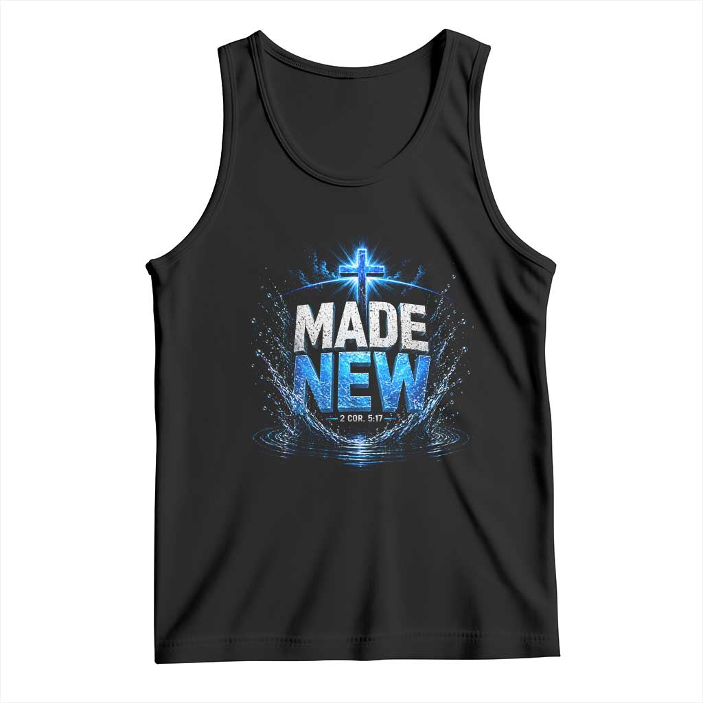 Christian Baptism Tank Top Made Water Bible Verse Baptized