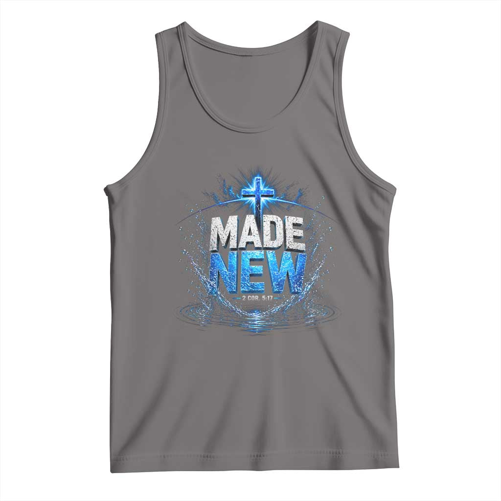 Christian Baptism Tank Top Made Water Bible Verse Baptized