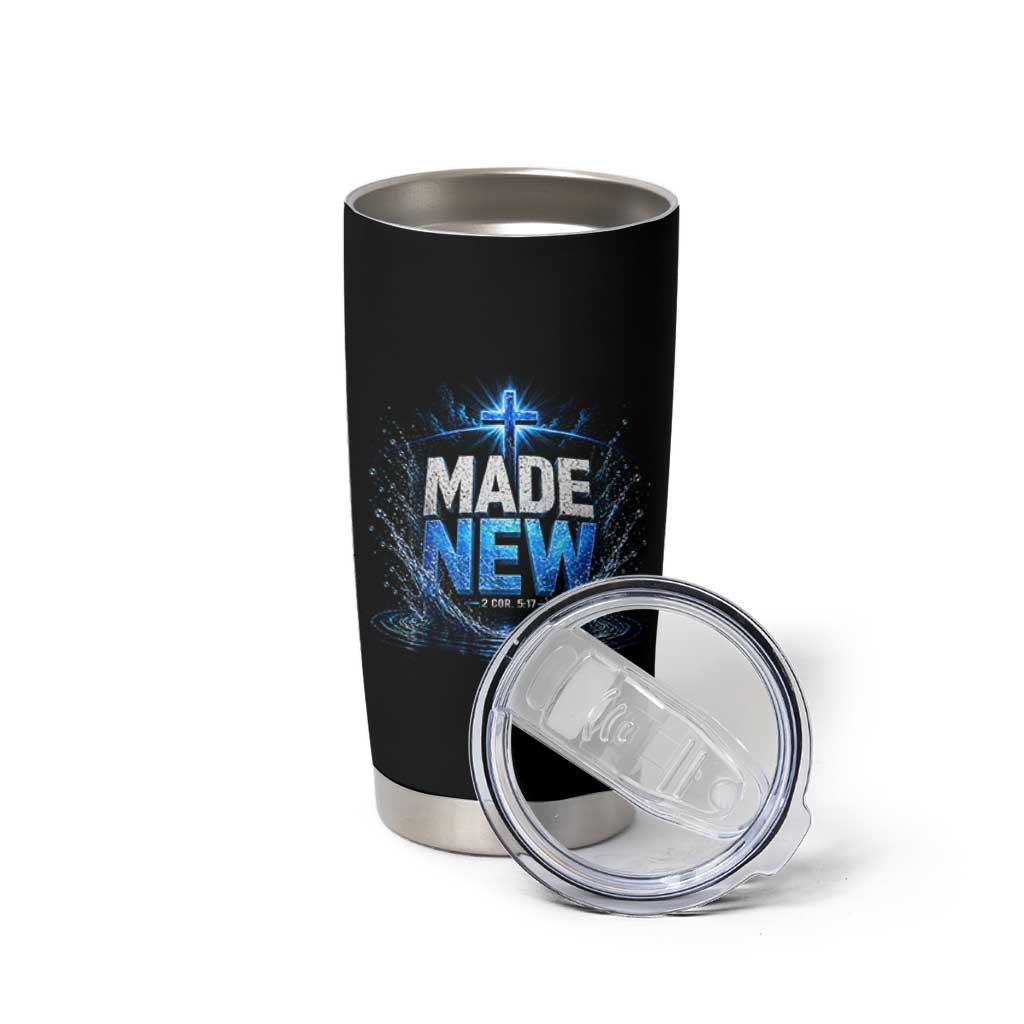 Christian Baptism Tumbler Cup Made Water Bible Verse Baptized