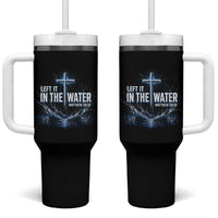 Baptism Tumbler With Handle Left It In The Water Matthew 28 19 Christian Cross
