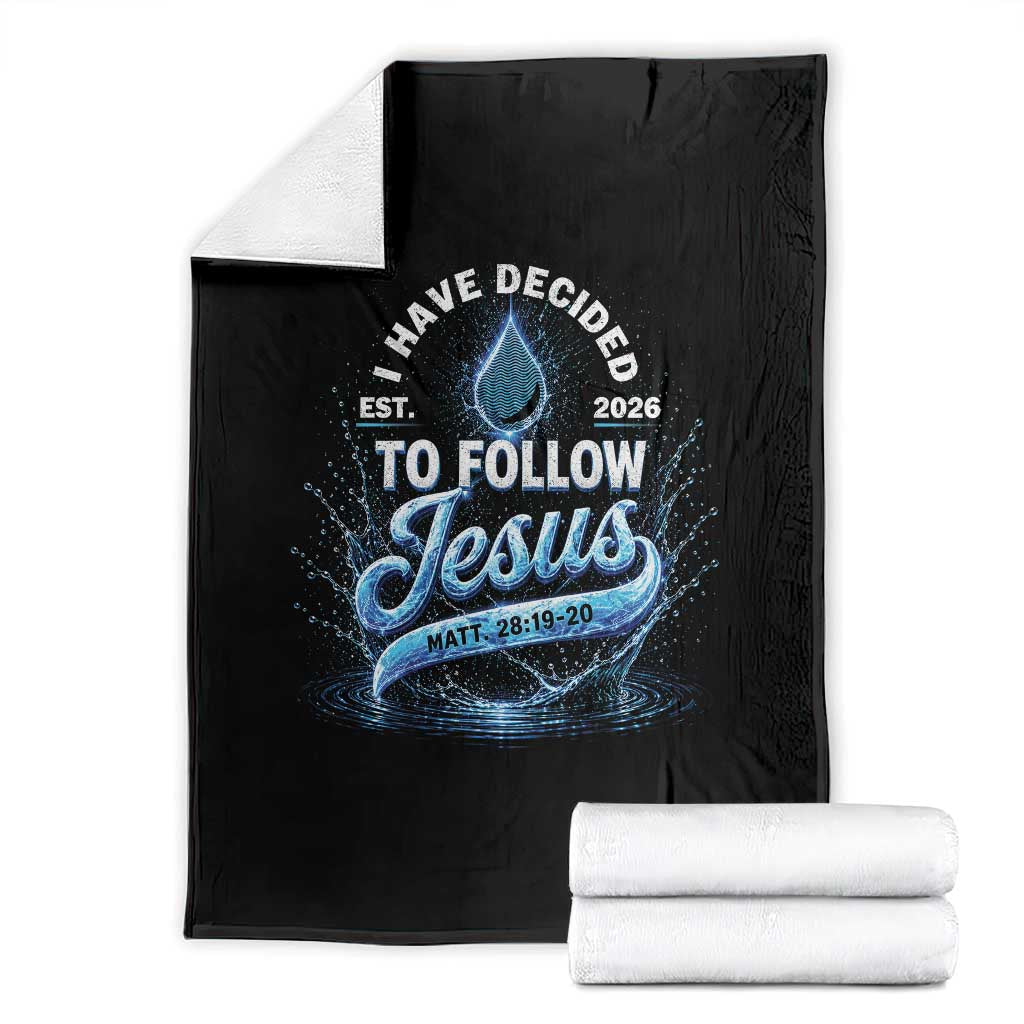 New Baptist Believer Throw Blanket Have Decided To Follow Jesus 2026