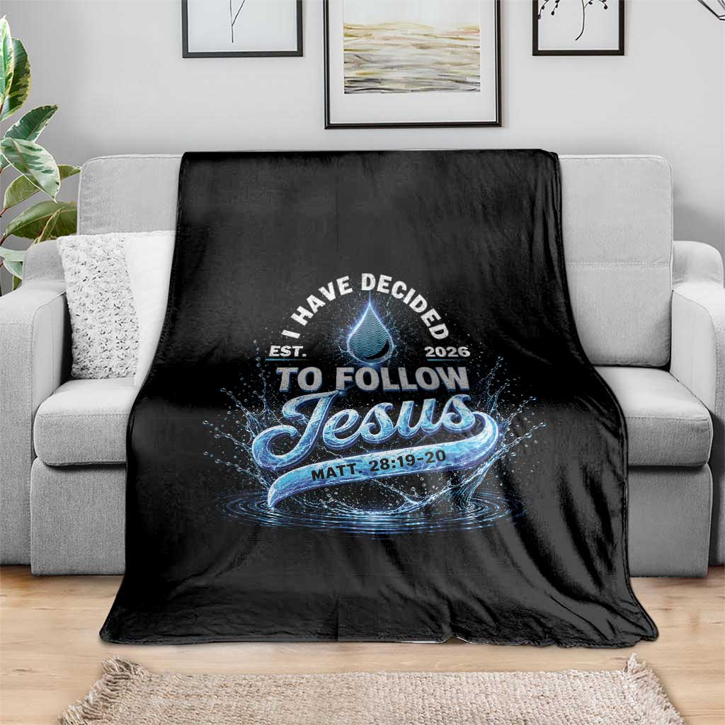 New Baptist Believer Throw Blanket Have Decided To Follow Jesus 2026