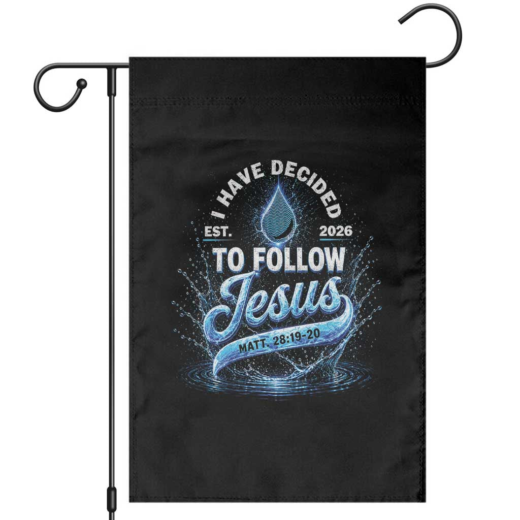 New Baptist Believer Garden Flag Have Decided To Follow Jesus 2026
