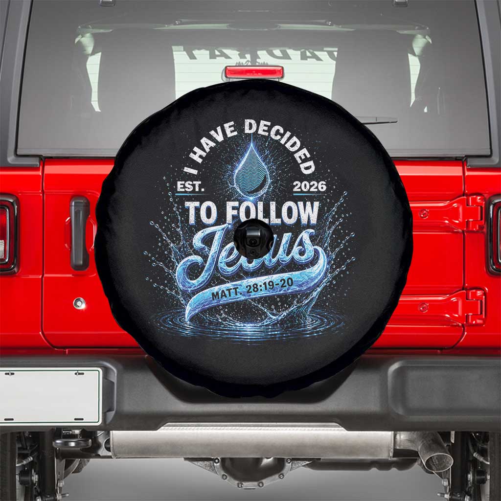 New Baptist Believer Spare Tire Cover Have Decided To Follow Jesus 2026