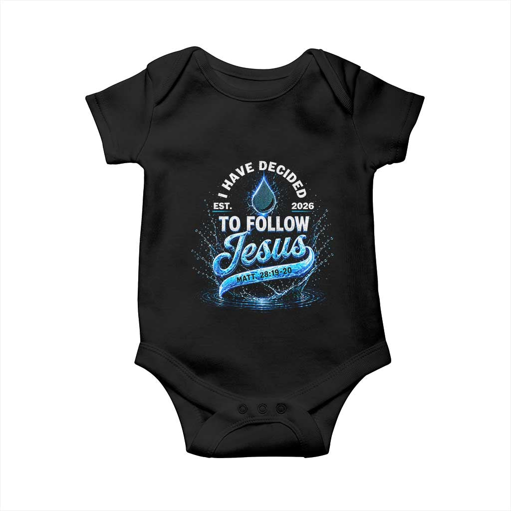 New Baptist Believer Baby Onesie Have Decided To Follow Jesus 2026