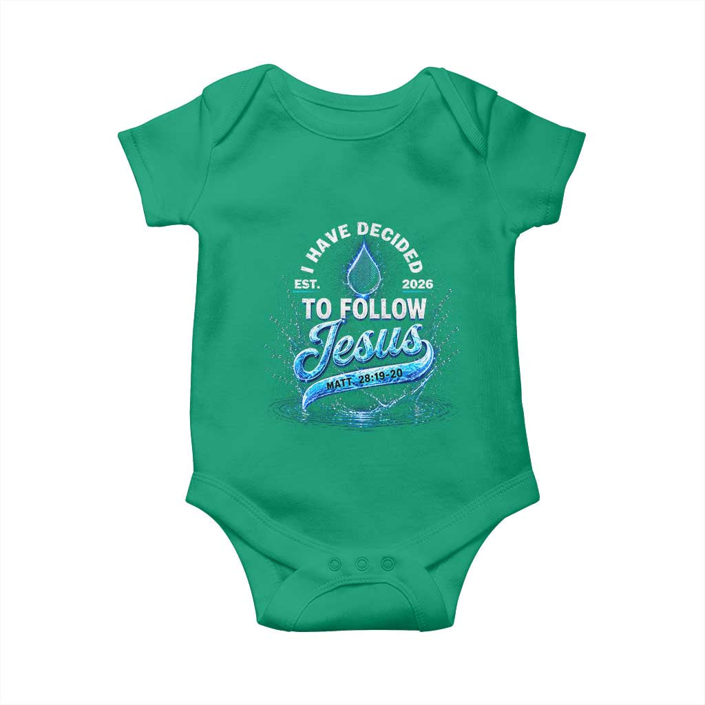 New Baptist Believer Baby Onesie Have Decided To Follow Jesus 2026