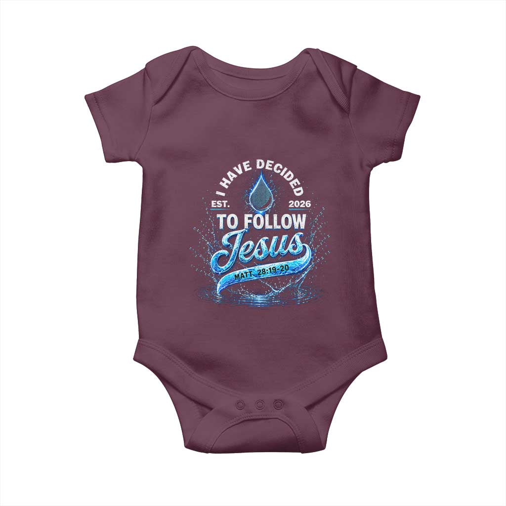 New Baptist Believer Baby Onesie Have Decided To Follow Jesus 2026