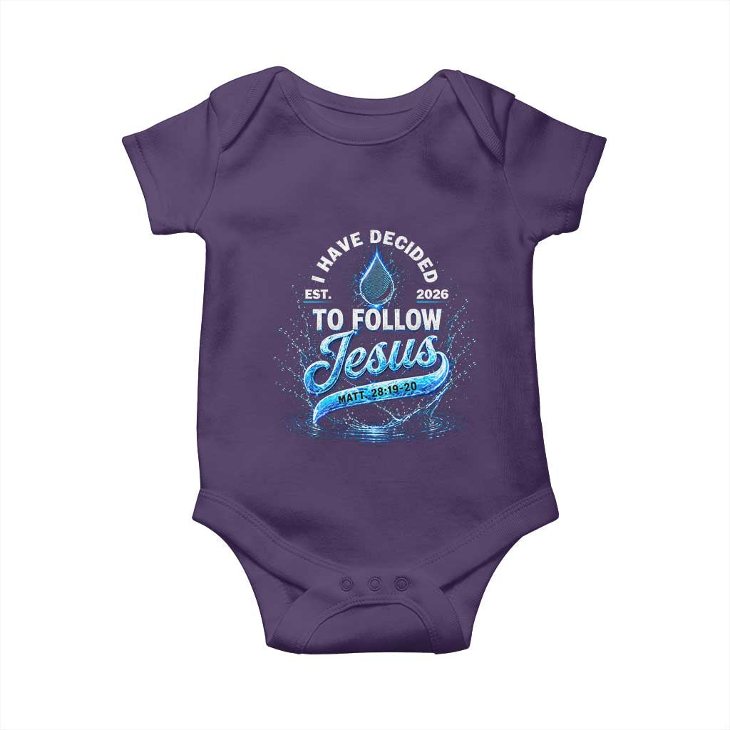 New Baptist Believer Baby Onesie Have Decided To Follow Jesus 2026