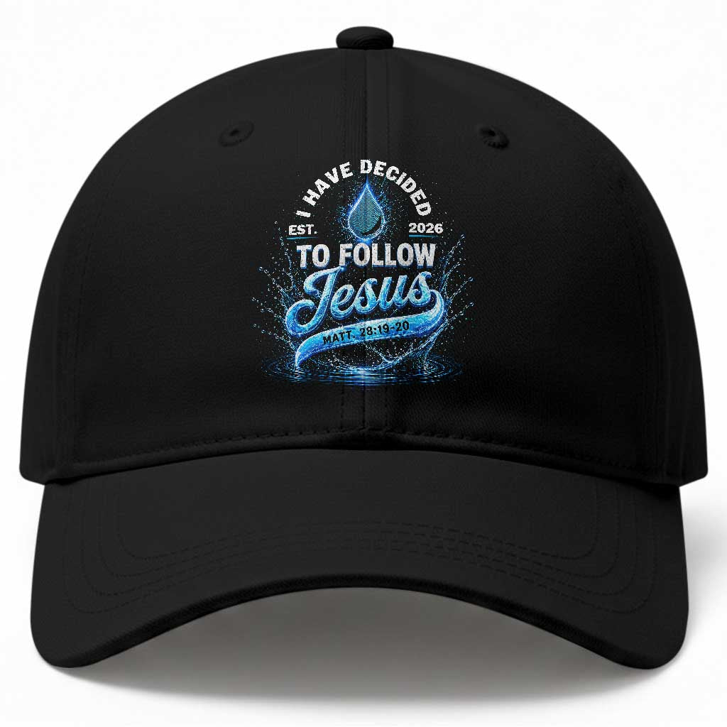 New Baptist Believer Baseball Cap Have Decided To Follow Jesus 2026