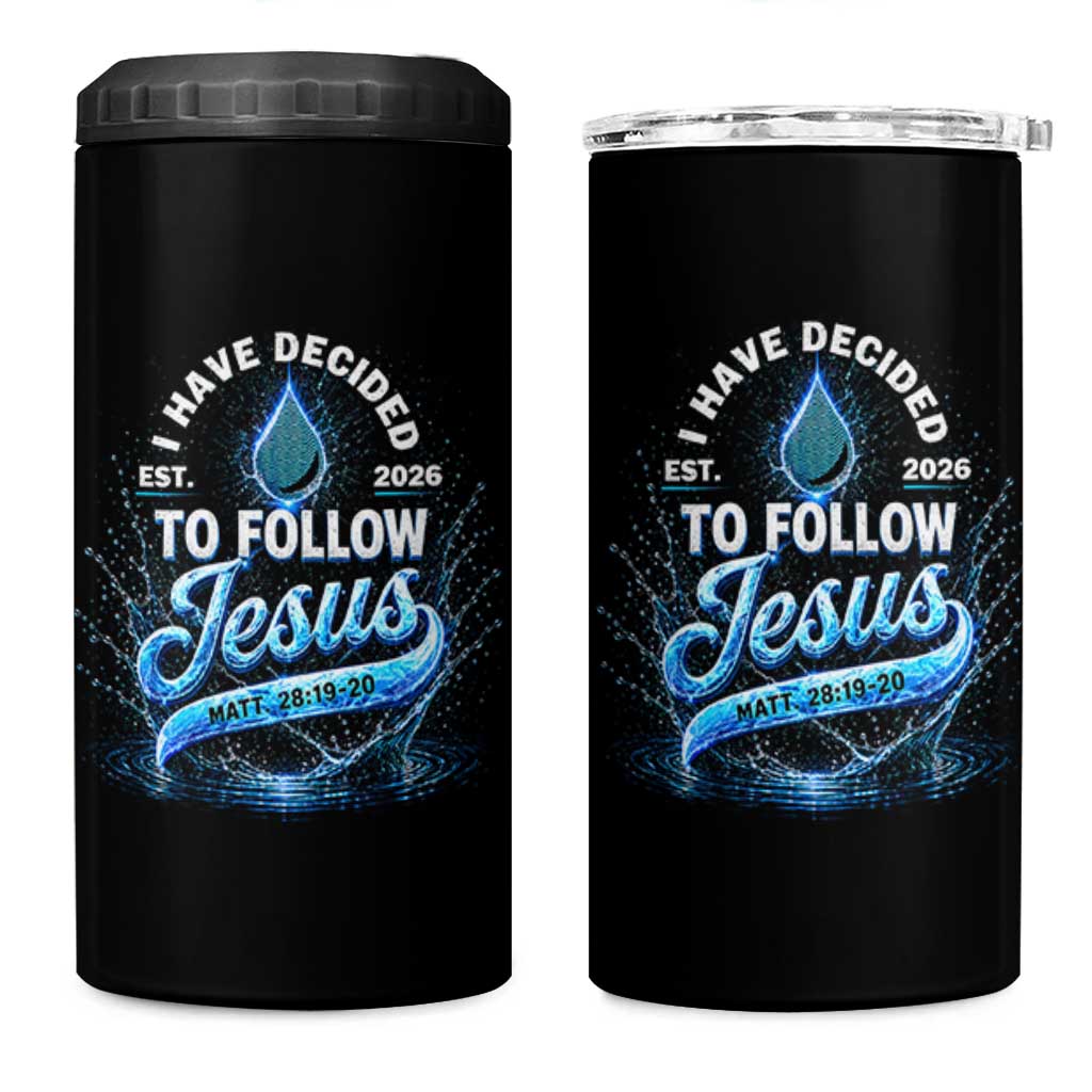 New Baptist Believer 4 in 1 Can Cooler Tumbler Have Decided To Follow Jesus 2026