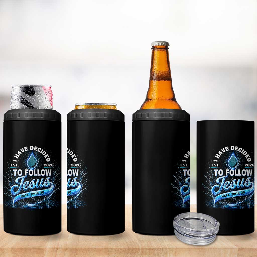 New Baptist Believer 4 in 1 Can Cooler Tumbler Have Decided To Follow Jesus 2026