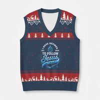 New Baptist Believer V-Neck Knit Sweater Vest Have Decided To Follow Jesus 2026