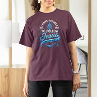 New Baptist Believer T Shirt For Women Have Decided To Follow Jesus 2026