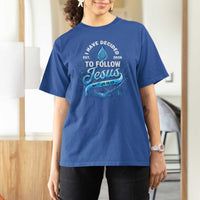 New Baptist Believer T Shirt For Women Have Decided To Follow Jesus 2026