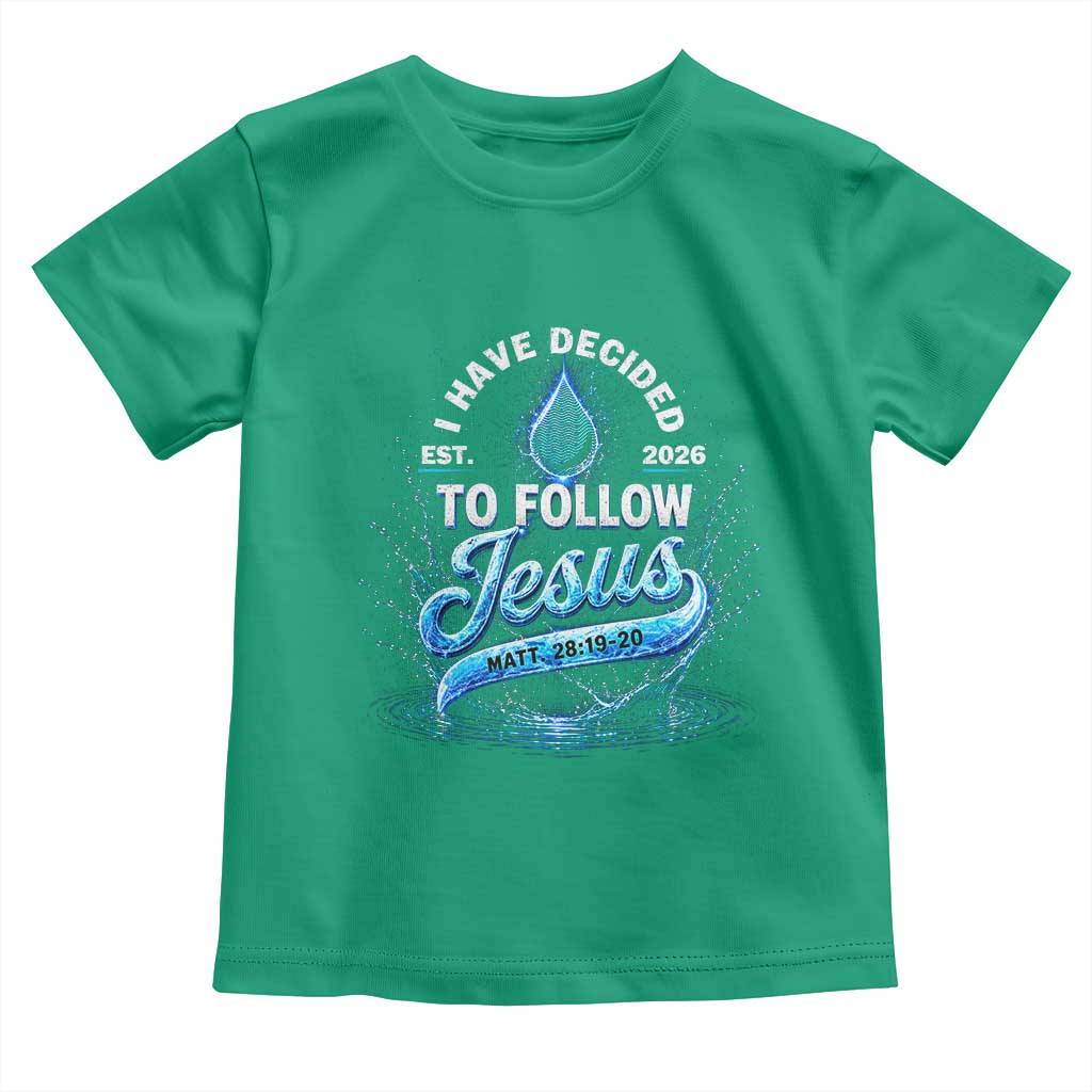 New Baptist Believer Toddler T Shirt Have Decided To Follow Jesus 2026