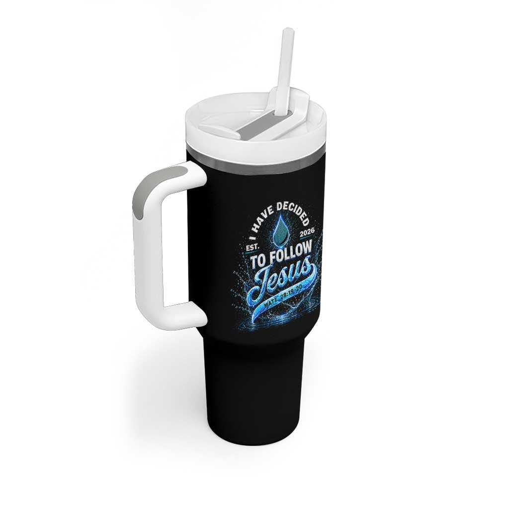New Baptist Believer Tumbler With Handle Have Decided To Follow Jesus 2026