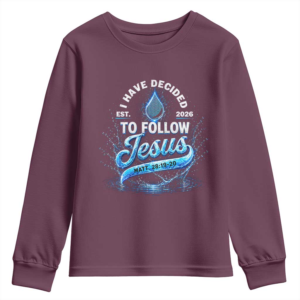 New Baptist Believer Youth Sweatshirt Have Decided To Follow Jesus 2026