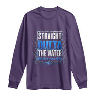 Baptism Long Sleeve Shirt Straight Outta Water Christian Baptized
