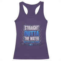 Baptism Racerback Tank Top Straight Outta Water Christian Baptized