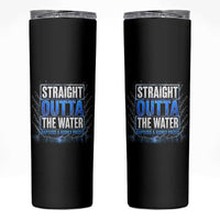 Baptism Skinny Tumbler Straight Outta Water Christian Baptized