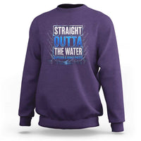 Baptism Sweatshirt Straight Outta Water Christian Baptized