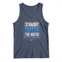 Baptism Tank Top Straight Outta Water Christian Baptized