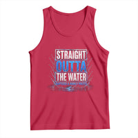 Baptism Tank Top Straight Outta Water Christian Baptized