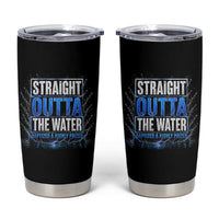 Baptism Tumbler Cup Straight Outta Water Christian Baptized