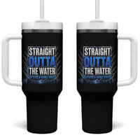 Baptism Tumbler With Handle Straight Outta Water Christian Baptized