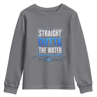 Baptism Youth Sweatshirt Straight Outta Water Christian Baptized