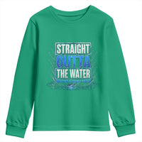 Baptism Youth Sweatshirt Straight Outta Water Christian Baptized