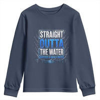 Baptism Youth Sweatshirt Straight Outta Water Christian Baptized