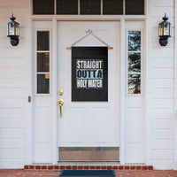 Straight Outta Holy Water Garden Flag Baptismal Baptism Christening