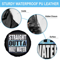 Straight Outta Holy Water Spare Tire Cover Baptismal Baptism Christening