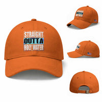 Straight Outta Holy Water Baseball Cap Baptismal Baptism Christening