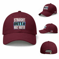 Straight Outta Holy Water Baseball Cap Baptismal Baptism Christening