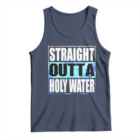 Straight Outta Holy Water Tank Top Baptismal Baptism Christening