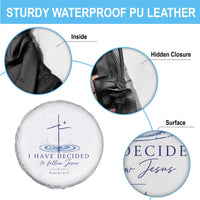 New Believer Spare Tire Cover I Have Decided To Follow Jesus In Baptism Cross Water
