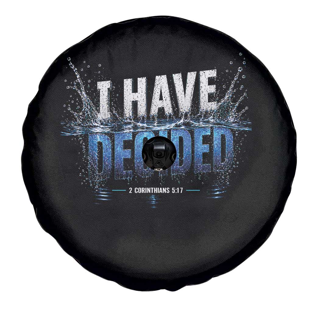 Christian Baptism Spare Tire Cover New Believer Water Immersion Baptized I Have Decided