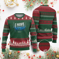 Christian Baptism Ugly Christmas Sweater New Believer Water Immersion Baptized I Have Decided