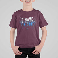 Christian Baptism T Shirt For Kid New Believer Water Immersion Baptized I Have Decided