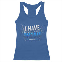 Christian Baptism Racerback Tank Top New Believer Water Immersion Baptized I Have Decided