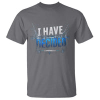 Christian Baptism T Shirt New Believer Water Immersion Baptized I Have Decided