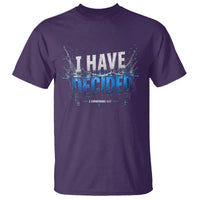 Christian Baptism T Shirt New Believer Water Immersion Baptized I Have Decided