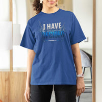 Christian Baptism T Shirt For Women New Believer Water Immersion Baptized I Have Decided