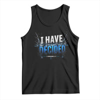 Christian Baptism Tank Top New Believer Water Immersion Baptized I Have Decided