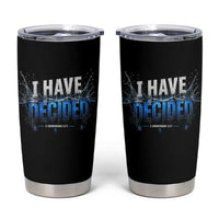 Christian Baptism Tumbler Cup New Believer Water Immersion Baptized I Have Decided