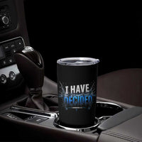 Christian Baptism Tumbler Cup New Believer Water Immersion Baptized I Have Decided